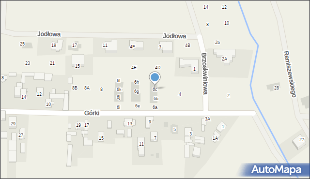 Koczargi Stare, Górki, 6c, mapa Koczargi Stare