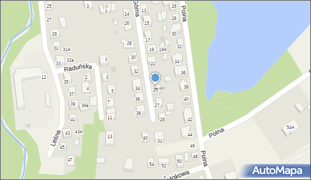 Kolbudy, Górna, 25, mapa Kolbudy