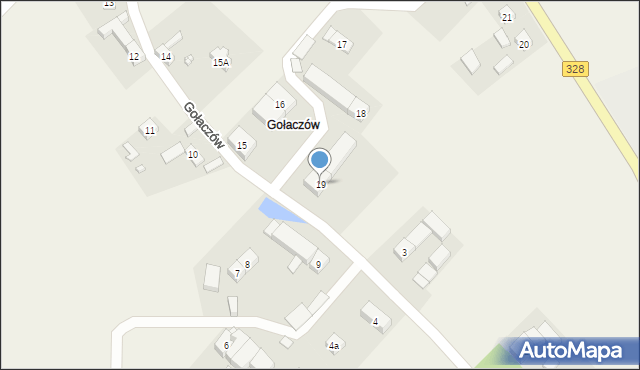 Konradówka, Gołaczów, 19, mapa Konradówka