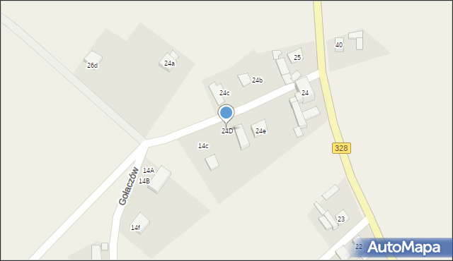 Konradówka, Gołaczów, 24D, mapa Konradówka