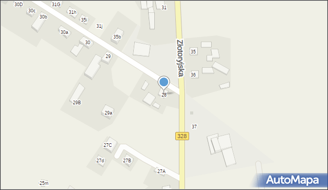 Konradówka, Gołaczów, 28, mapa Konradówka