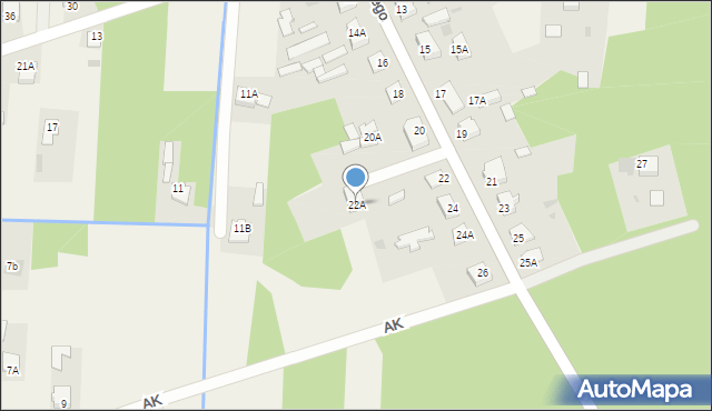 Kotuń, Gorzkowskiego, 22A, mapa Kotuń