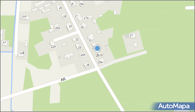 Kotuń, Gorzkowskiego, 25, mapa Kotuń