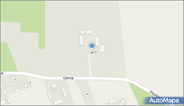 Kutno, Górna, 45, mapa Kutno