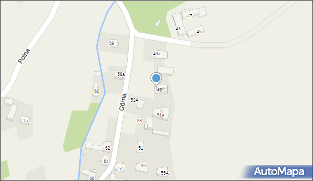 Łagów, Górna, 51, mapa Łagów