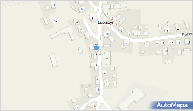 Lubiszyn, Gorzowska, 3, mapa Lubiszyn
