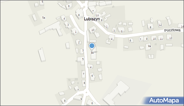Lubiszyn, Gorzowska, 3A, mapa Lubiszyn