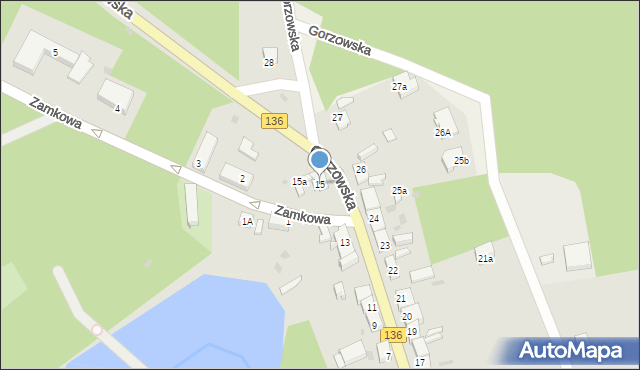 Lubniewice, Gorzowska, 15, mapa Lubniewice