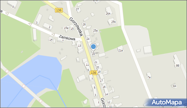 Lubniewice, Gorzowska, 22, mapa Lubniewice