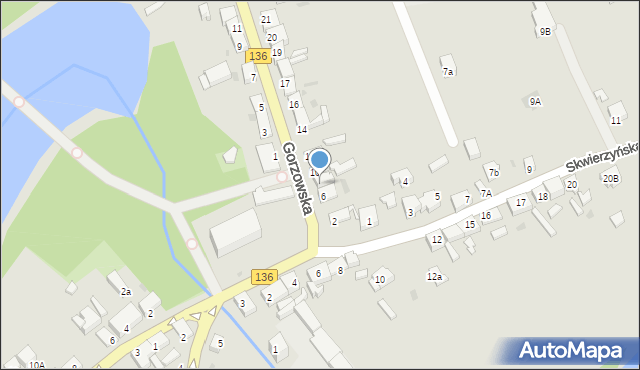 Lubniewice, Gorzowska, 8, mapa Lubniewice