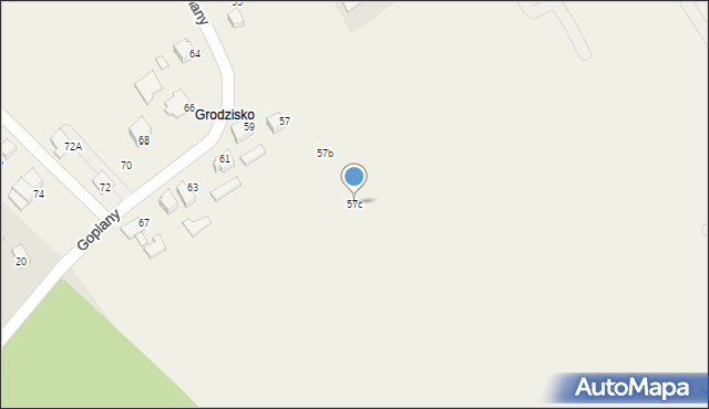 Marklowice, Goplany, 57c, mapa Marklowice