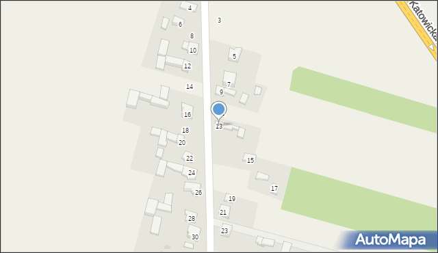 Markowice, Górska, 13, mapa Markowice