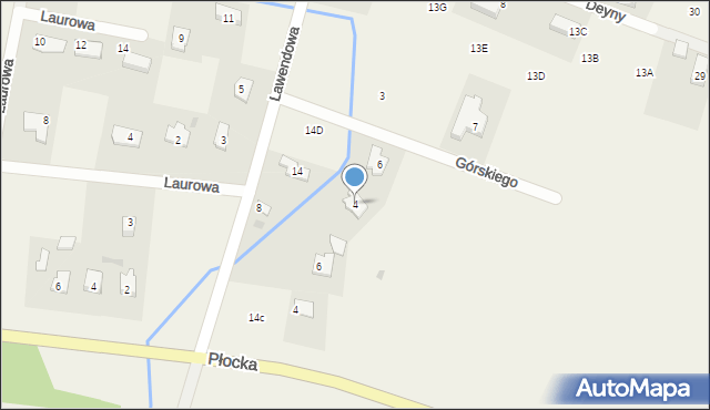 Maszewo, Górskiego Kazimierza, 4, mapa Maszewo