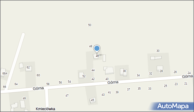 Michałowice, Górna, 46, mapa Michałowice