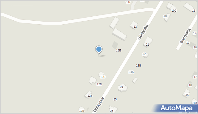 Międzychód, Gorzycka, 12D, mapa Międzychód