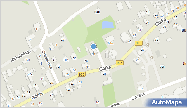 Mikołów, Górka Franciszka, ks., 58, mapa Mikołów