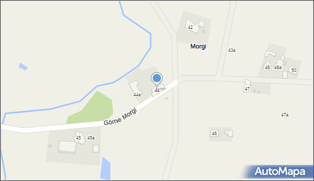 Morgi, Górne Morgi, 44, mapa Morgi