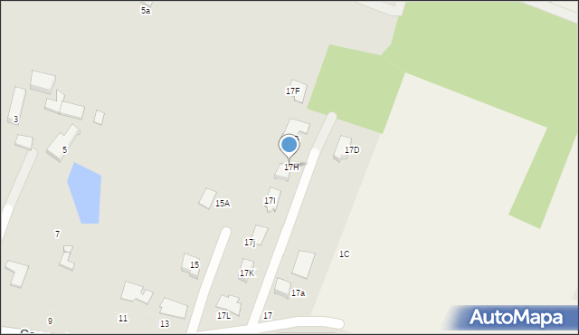 Myślibórz, Gorzowska, 17H, mapa Myślibórz