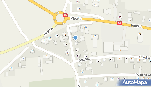 Nowa Góra, Górna, 3, mapa Nowa Góra