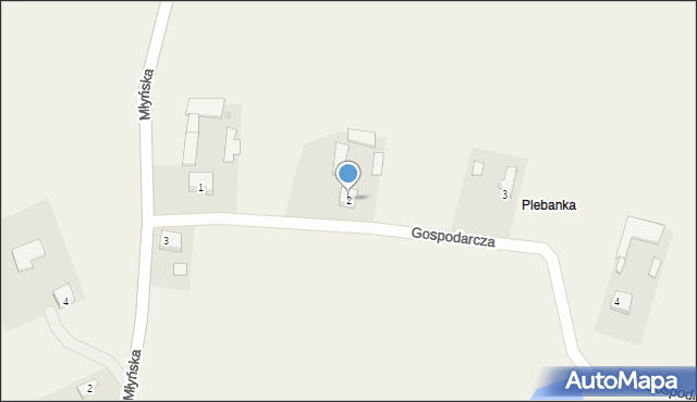 Nowa Góra, Gospodarcza, 2, mapa Nowa Góra