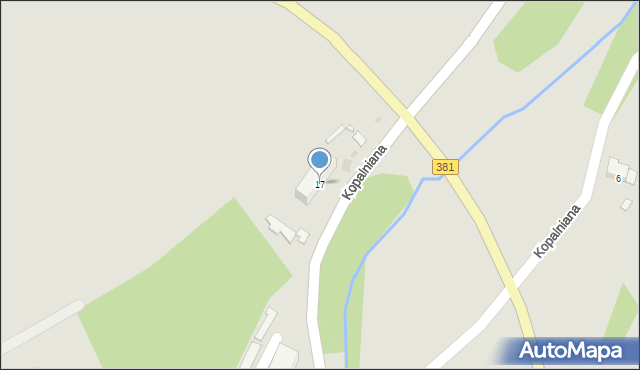 Nowa Ruda, Górnicza, 17, mapa Nowa Ruda