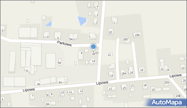 Nowa Wieś, Górna, 1b, mapa Nowa Wieś