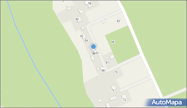 Nowinki, Gościniec Warecki, 66, mapa Nowinki