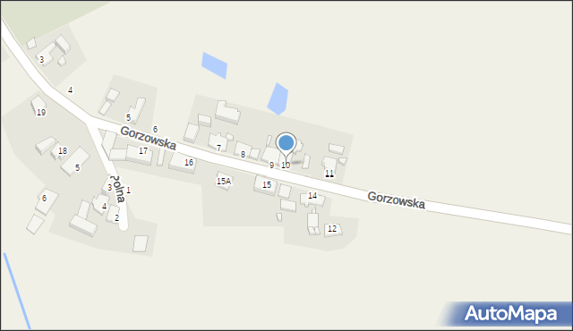 Nowogródek Pomorski, Gorzowska, 10, mapa Nowogródek Pomorski