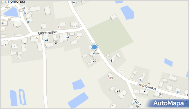 Nowogródek Pomorski, Gorzowska, 21, mapa Nowogródek Pomorski