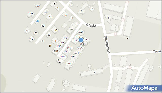 Nowy Dwór Mazowiecki, Górska, 1/31, mapa Nowy Dwór Mazowiecki