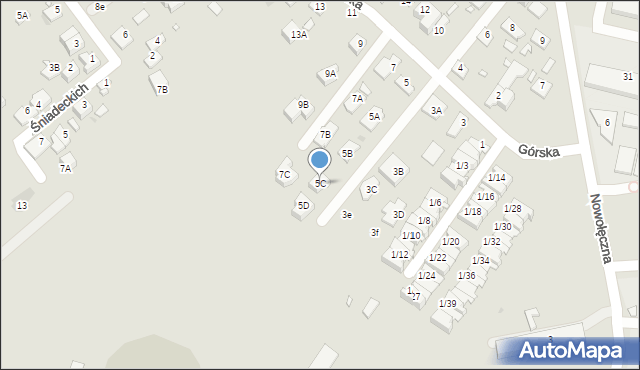 Nowy Dwór Mazowiecki, Górska, 5C, mapa Nowy Dwór Mazowiecki