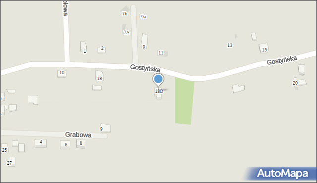 Orzesze, Gostyńska, 18D, mapa Orzesze