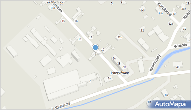 Paczków, Górnicza, 7, mapa Paczków