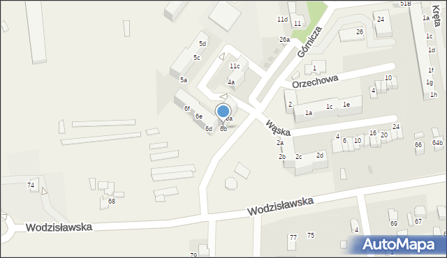 Pawłowice, Górnicza, 6b, mapa Pawłowice