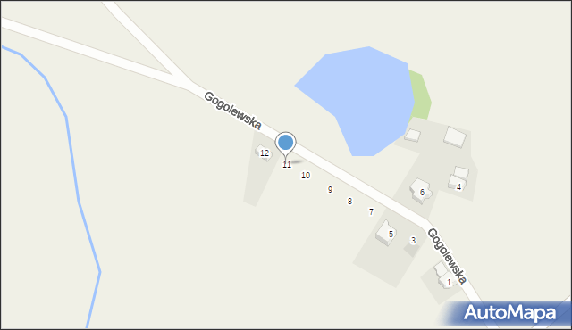 Piaseczno, Gogolewska, 11, mapa Piaseczno