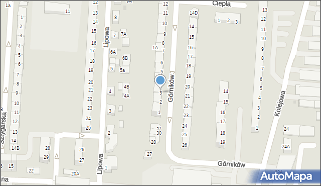 Polkowice, Górników, 3, mapa Polkowice