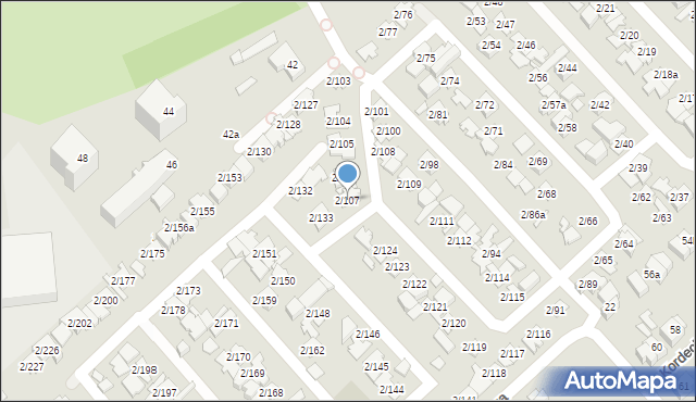 Poznań, Górnicza, 2/107, mapa Poznania