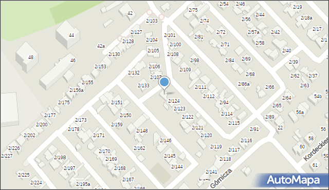 Poznań, Górnicza, 2/125, mapa Poznania