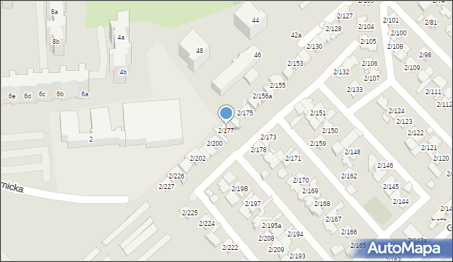 Poznań, Górnicza, 2/177, mapa Poznania