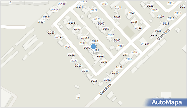 Poznań, Górnicza, 2/210a, mapa Poznania