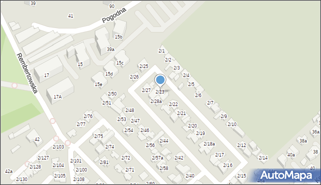 Poznań, Górnicza, 2/23, mapa Poznania