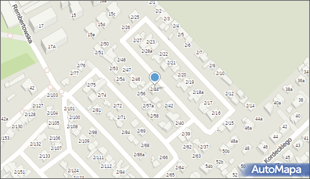 Poznań, Górnicza, 2/44, mapa Poznania