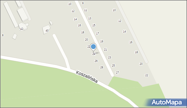 Poznań, Golęczewska, 24, mapa Poznania