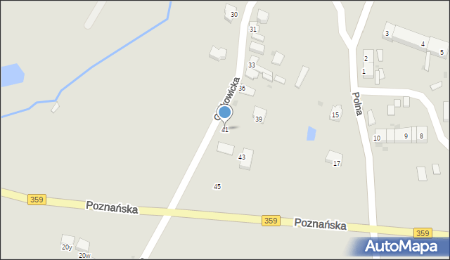 Prusice, Górkowicka, 41, mapa Prusice
