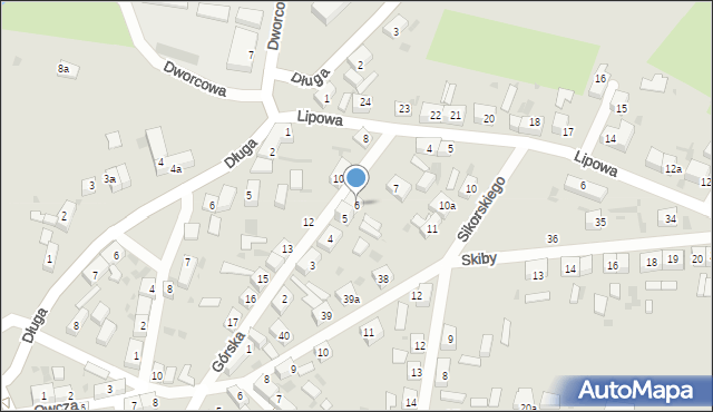 Przemków, Górska, 6, mapa Przemków