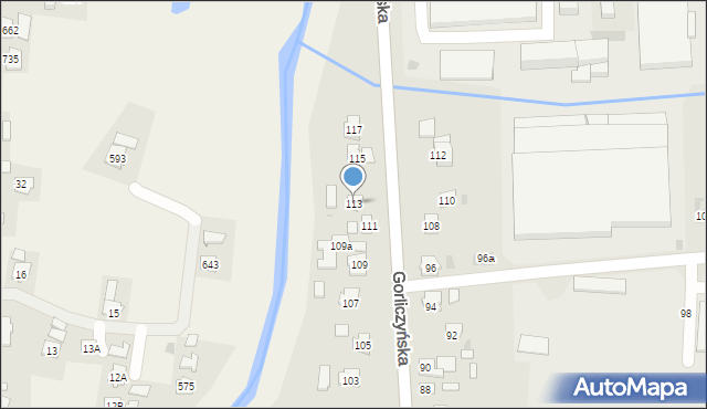 Przeworsk, Gorliczyńska, 113, mapa Przeworsk