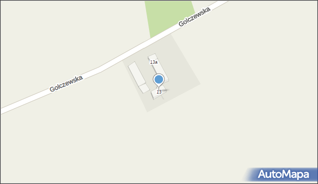 Przybiernów, Golczewska, 13, mapa Przybiernów