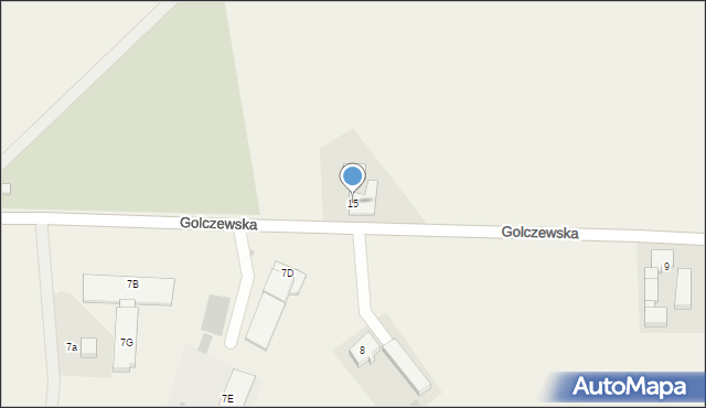 Przybiernów, Golczewska, 15, mapa Przybiernów