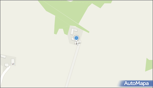 Przybradz, Górna, 8, mapa Przybradz