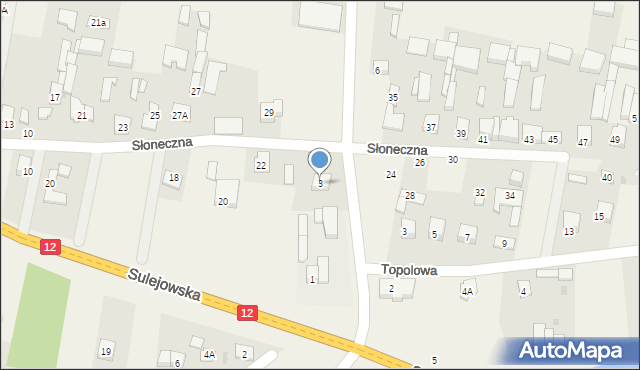 Przygłów, Górna, 3, mapa Przygłów